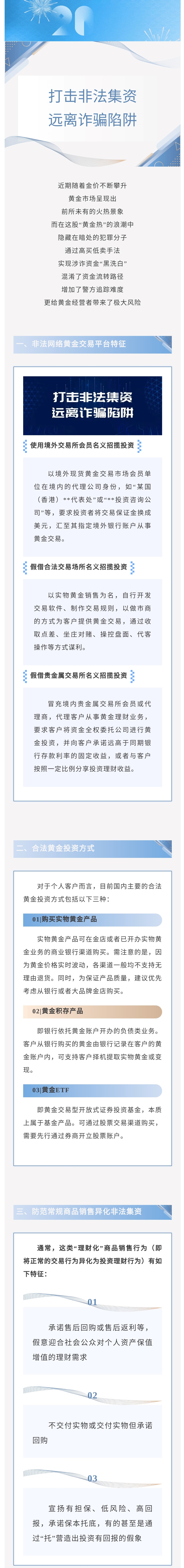 【風險提示】警惕網(wǎng)絡(luò)黃金交易非法集資陷阱